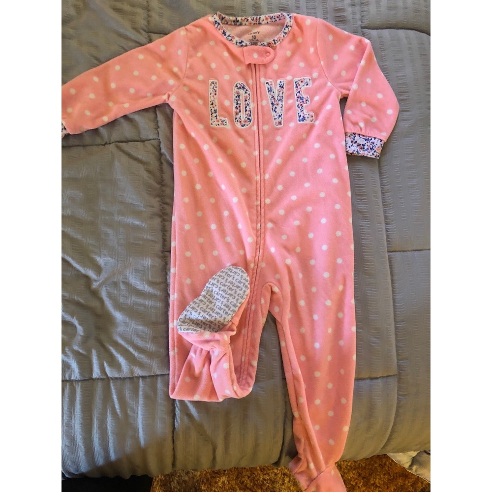 Baby girls Carters pink onesie